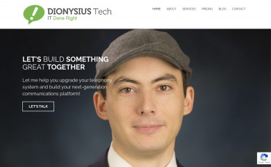dionysiustech.com screenshot