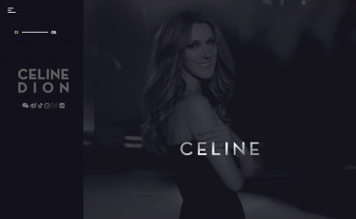 dionceline.com screenshot
