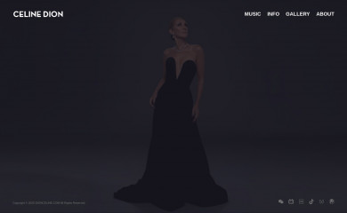 dionceline.com screenshot