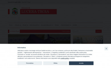 diocesiluceratroia.it screenshot