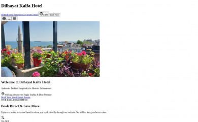 dilhayatkalfahotel.com screenshot