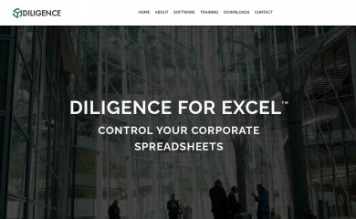 diligenceforexcel.com screenshot