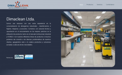 dimaclean.cl screenshot