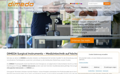 dimeda.de screenshot