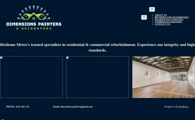 dimensionspainters.com screenshot