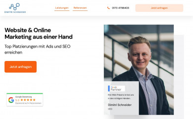 dimitri-schneider.de screenshot