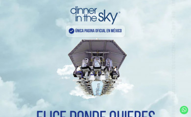 dinnerinthesky.com.mx screenshot