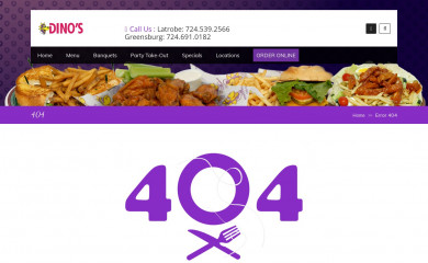dinoslatrobe.com screenshot