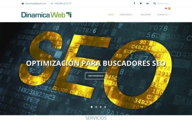 http://dinamicawebecuador.com screenshot