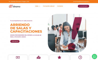 dinamocapacita.cl screenshot