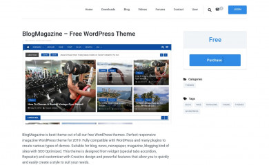 https://dinesh-ghimire.com.np/downloads/blogmagazine-free-wordpress-theme screenshot