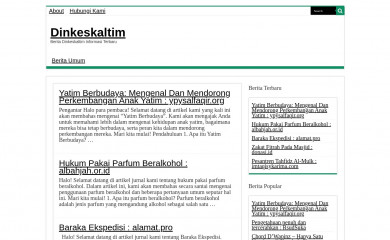 dinkeskaltim.com screenshot