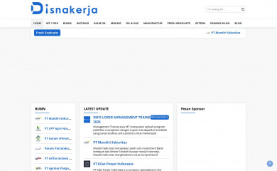 disnakerja.com screenshot