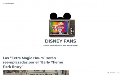 disneyfans.mx screenshot