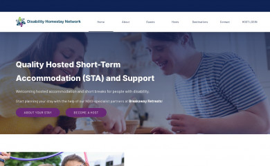 disabilityhomestay.com screenshot