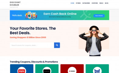 discountdoubler.com screenshot