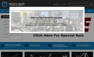 discountonlinefitness.com screenshot