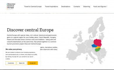 discover-ce.eu screenshot