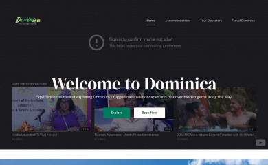discoverdominica.com screenshot