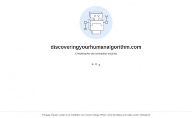 discoveringyourhumanalgorithm.com screenshot