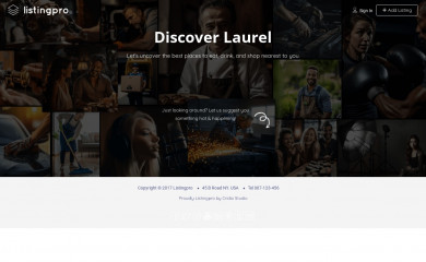 discoverlaurel.com screenshot