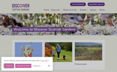 discoverscottishgardens.org screenshot