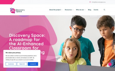discoveryspace.eu screenshot
