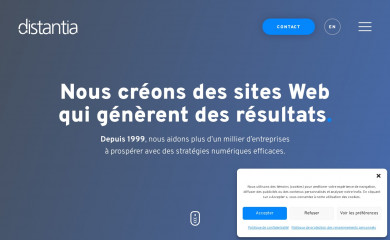 http://distantia.ca/ screenshot