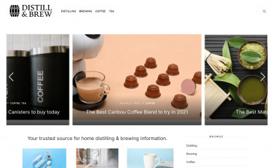 distillandbrew.com screenshot