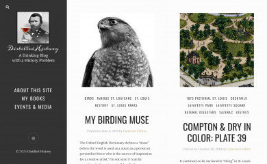 distilledhistory.com screenshot