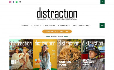 distractionmagazine.com screenshot
