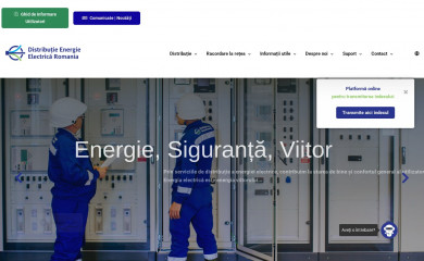 distributie-energie.ro screenshot