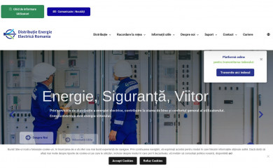 distributie-energie.ro screenshot