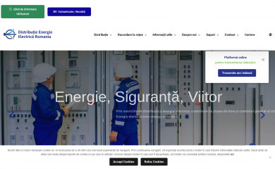 distributie-energie.ro screenshot