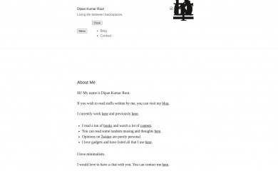 dipanrout.com screenshot