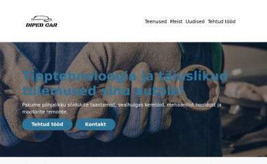 dipedcar.ee screenshot