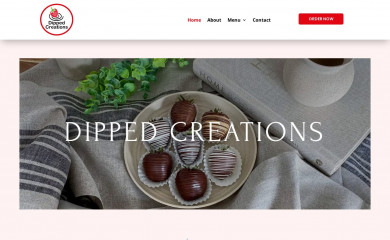 dippedcreations.com screenshot