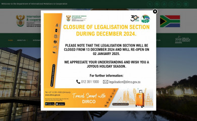dirco.gov.za screenshot