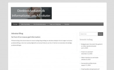 direkteadvokater.dk screenshot
