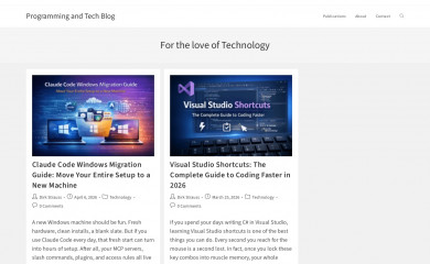 dirkstrauss.com screenshot