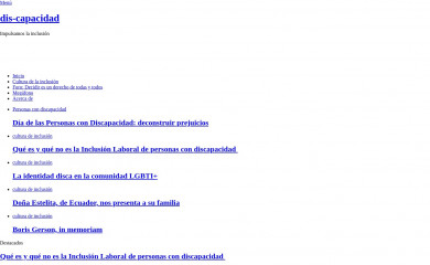 dis-capacidad.com screenshot