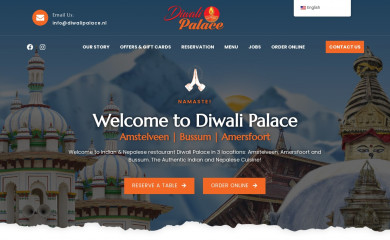 diwalipalace.nl screenshot