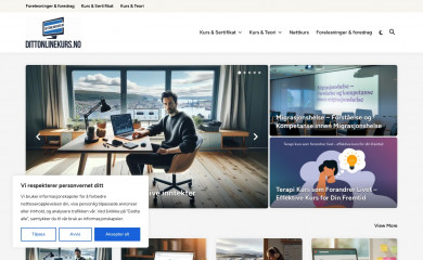 dittonlinekurs.no screenshot