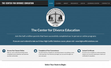 divorce-education.com screenshot