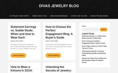 divasjewelryblog.com screenshot