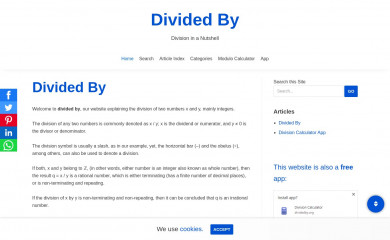 dividedby.org screenshot