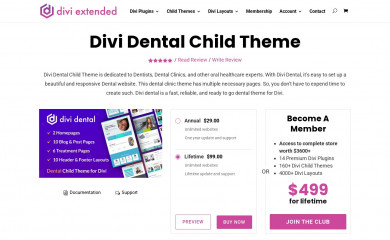 Divi Dental Child Theme screenshot