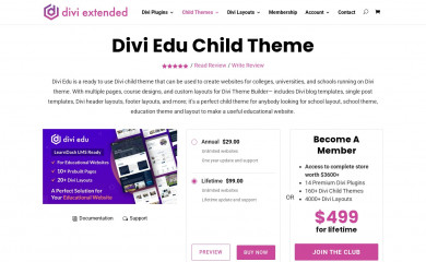Divi Edu screenshot