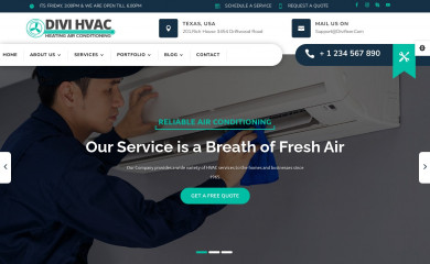 Divi Hvac Theme screenshot