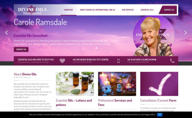 divineoilsinternational.com screenshot